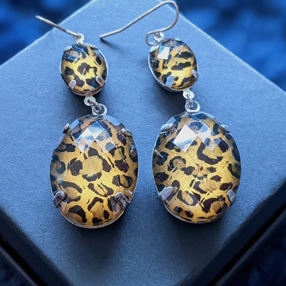 💜✨Leopard Earrings